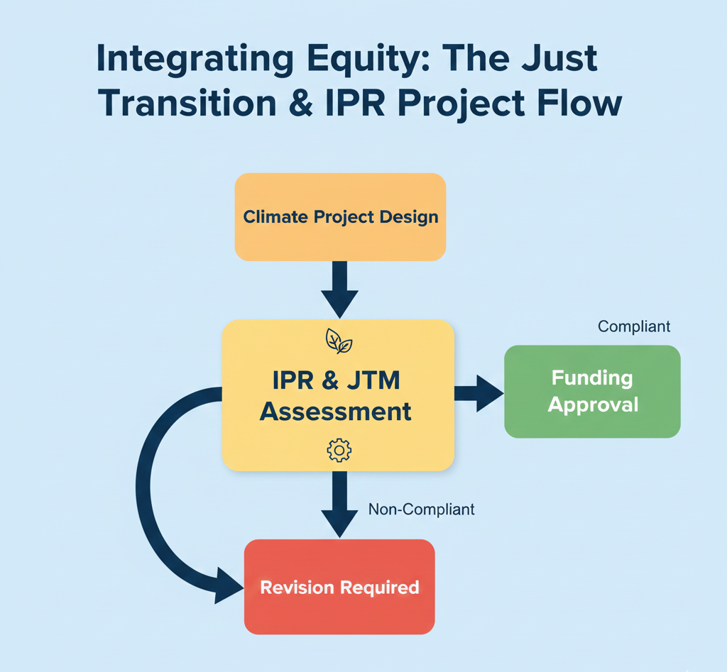 Integrating Equity: The Just Transition & IPR Project Flow
