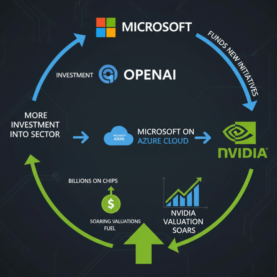 AI interdependence loop, ai bubble